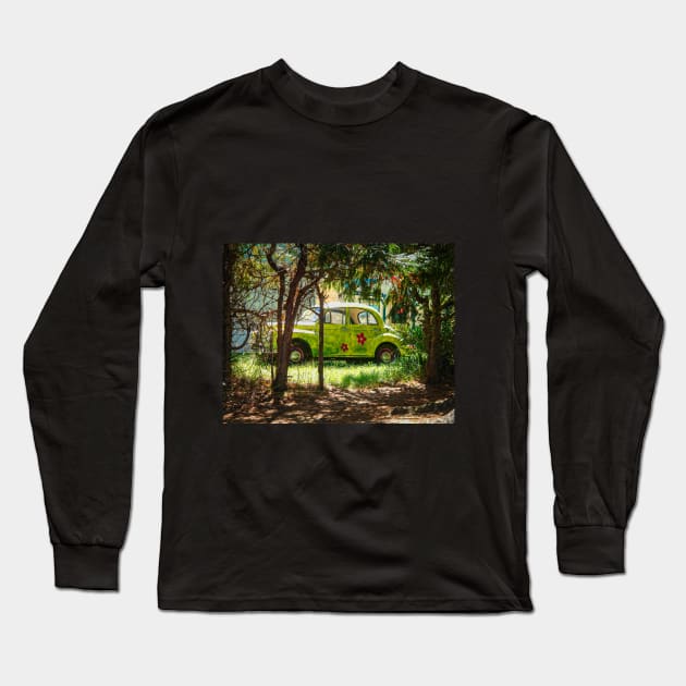 Magic Morris. Hippy Car. Long Sleeve T-Shirt by Stus Road Trips